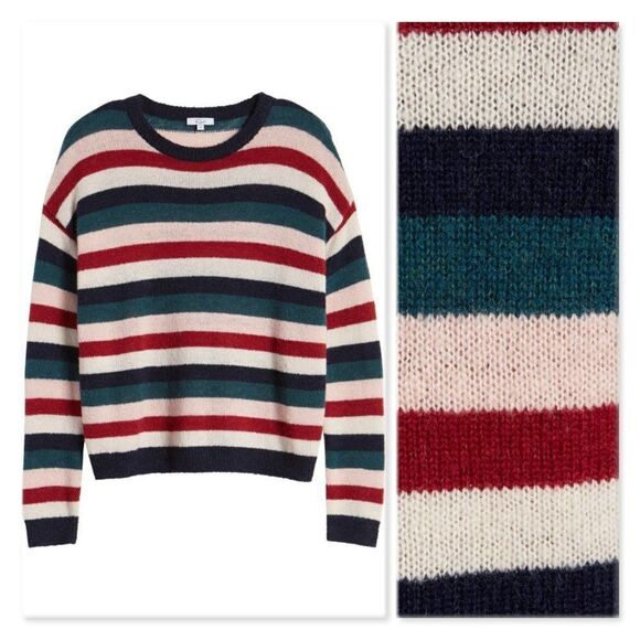 Rails Adela Striped Sweater sz Large - Picture 3 of 13
